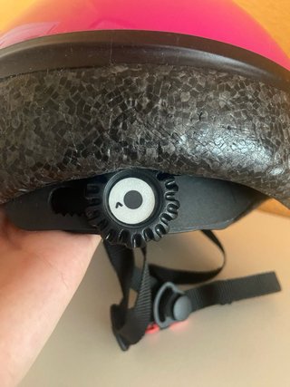 Casco B'Twin rosa para niña