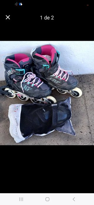 Patines Oxelo y protectores casi nuevos