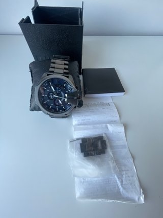 Reloj Diesel Cronógrafo Azul y Plateado