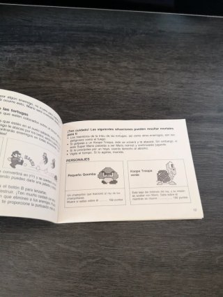 Manual Super Mario Bros + duck hunt español nes.