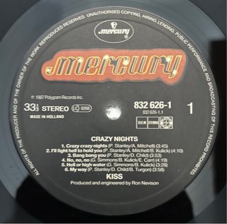 Vinilo Kiss - Crazy Nights