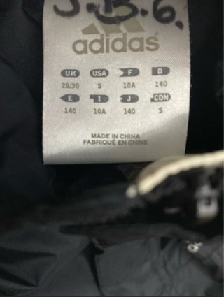 Chaqueta Cortavientos Adidas Negra Talla S