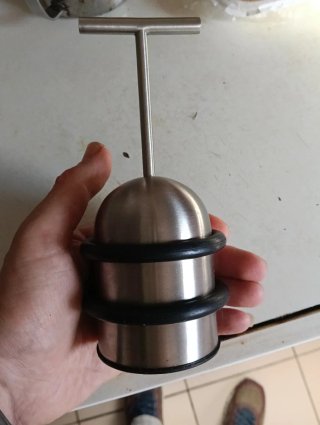 Tope de puerta pesado con asa