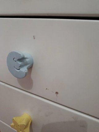 Mueble cambiador blanco bebé con bañera