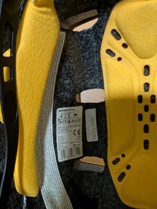 Casco Btwin Amarillo Talla XS Unisex