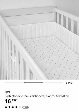 Protector cuna IKEA chichonera