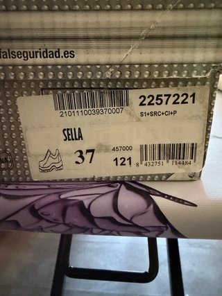Zapatos de trabajo FAL grises y blancos