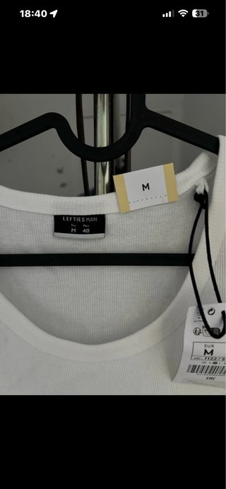 Camiseta tirantes Lefties M blanca