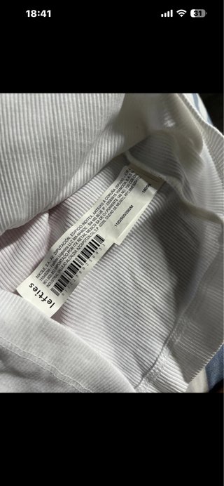 Camiseta tirantes Lefties M blanca