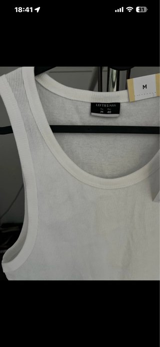 Camiseta tirantes Lefties M blanca