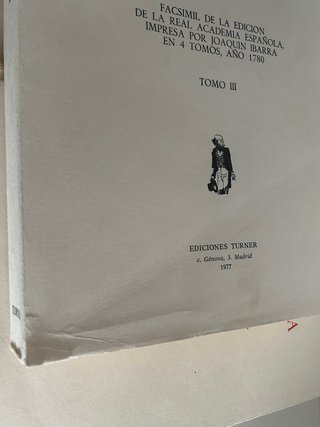 Libro facsimil El Quijote 4 tomos coleccionismo