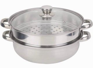 Olla Vapor Acero Inox 2 Niveles