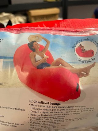 Sofá Inflable Crivit para Camping y Playa