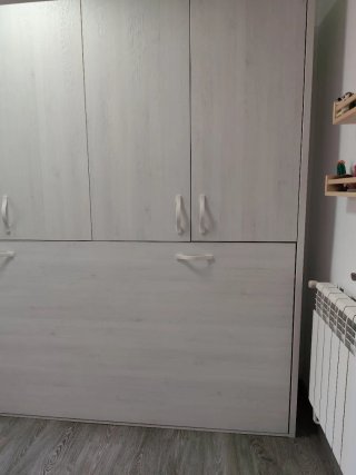 Mueble Cama abatible blanco noruega