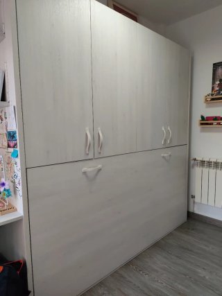 Mueble Cama abatible blanco noruega