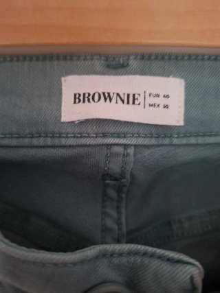 Pantalón Campana Cargo Verde BROWNIE