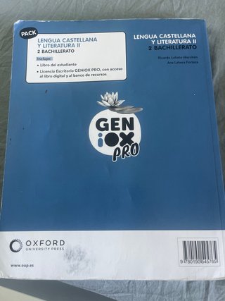 Lengua castellana y literatura II. Libro del es...