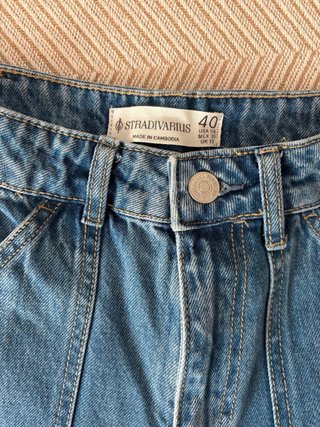 Pantalón vaquero ancho Stradivarius Talla 40
