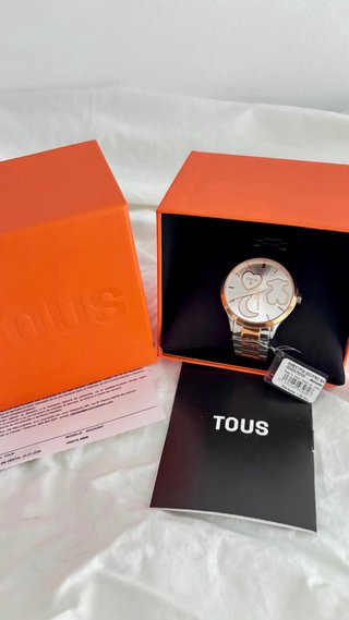 Reloj Tous Sweet Power bicolor plata/oro rosé nuev
