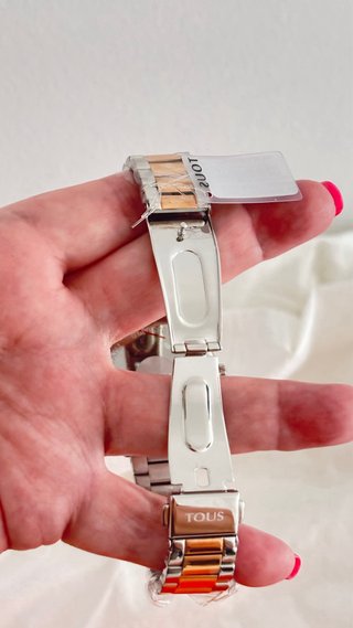 Reloj Tous Sweet Power bicolor plata/oro rosé nuev