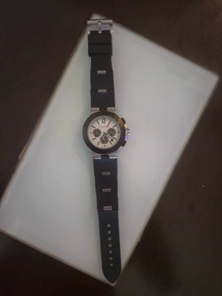 Reloj Bvlgari Cronógrafo plata
