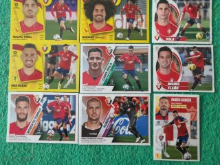 Lote cromos fútbol Osasuna CF Panini La Liga