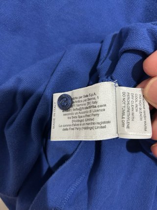 Polo Fred Perry Azul Talla L
