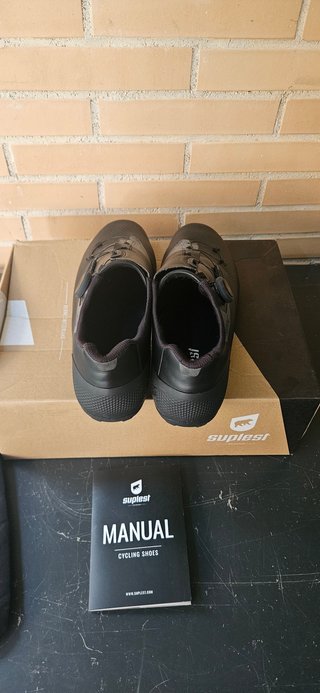 Zapatillas Ciclismo Suplest Negras