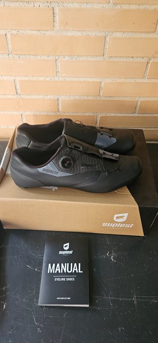 Zapatillas Ciclismo Suplest Negras