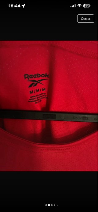 Camiseta tirantes Reebok Talla M