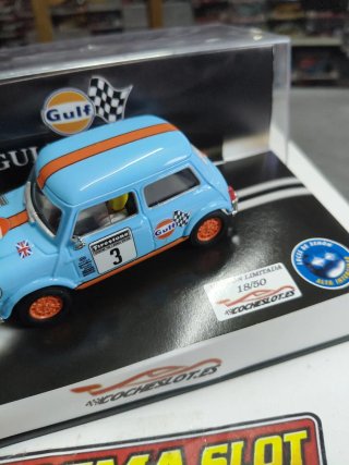 Scalextric Mini Cooper Gulf Edición Limitada 18/50