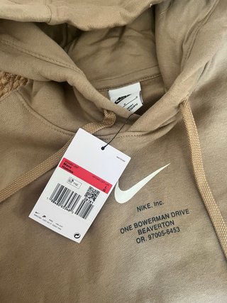 Sudadera Nike Beige Hombre