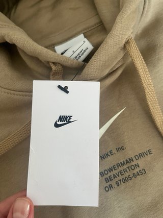 Sudadera Nike Beige Hombre
