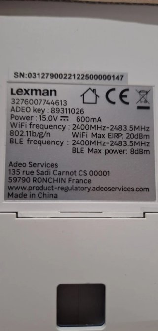 Videoportero Lexman Conectado + 2 Badges