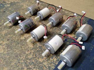 10x Motores DC 12V con engranaje