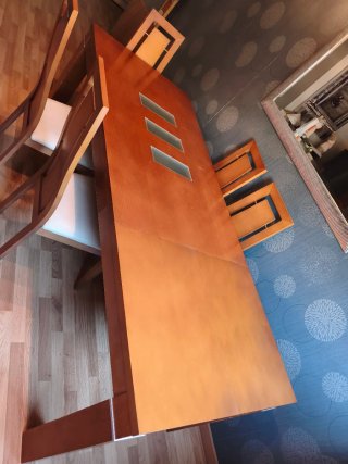 Mesa Comedor + 6 Sillas Madera