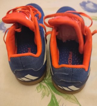 Zapatillas Fútbol Sala Adidas Azul Naranja