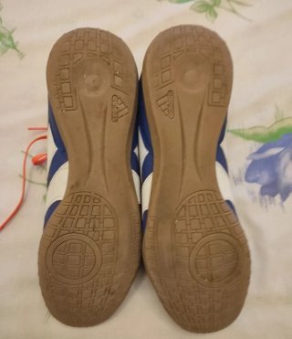 Zapatillas Fútbol Sala Adidas Azul Naranja