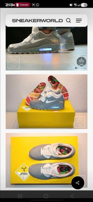 Nike Air Max 90 custom 'back to the future'