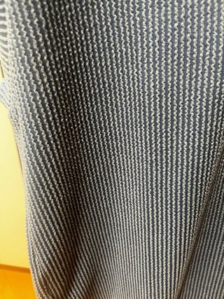 Maglia azzurra a coste