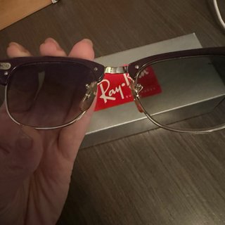 Gafas de sol Ray-Ban Clubmaster Grises/Moradas