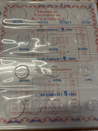 Álbum de Monedas Juan Carlos I