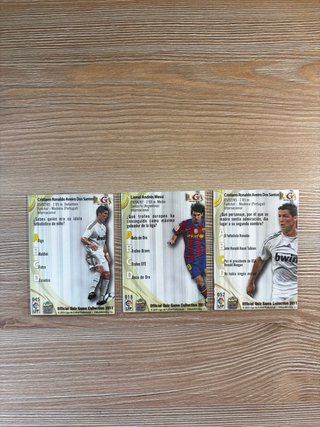 Lote +50 cromos Real Madrid y Barcelona
