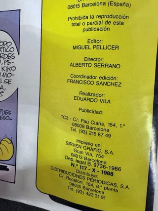 Cómic Vintage 80s