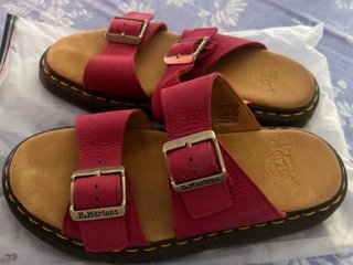 Sandalias Dr. Martens Rosas Hebillas Ajustables