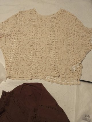 Blusa cuadros rosa y blanco tall la blusa marrón