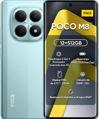 Xiaomi Poco M8 5G 12 GB RAM Y 512 sin abrir nuevo
