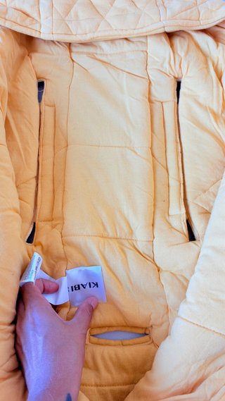 Saco invierno para silla paseo amarillo KIABI