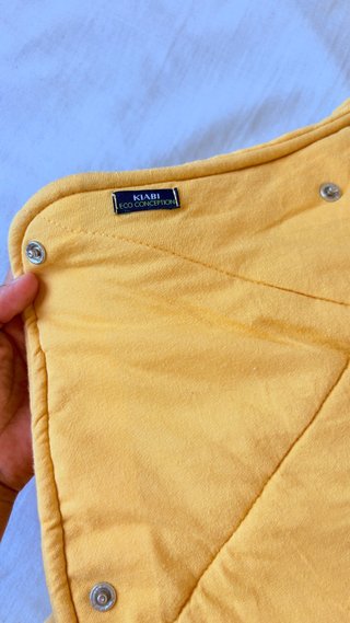 Saco invierno para silla paseo amarillo KIABI