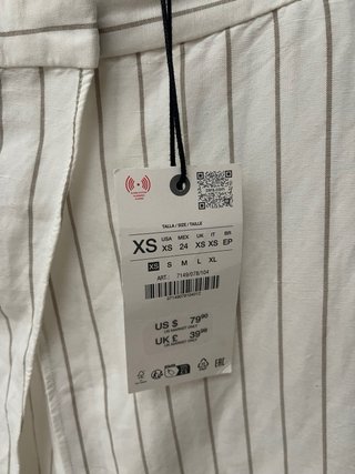 Pantalón Zara Harem Rayas